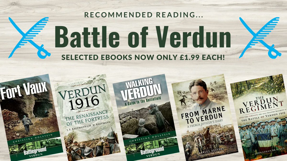 #RecommendedReading 📚 Selected Verdun eBooks are now only £1.99 each to download in the February eBook sale, now on! 👉 buff.ly/2HURCjd