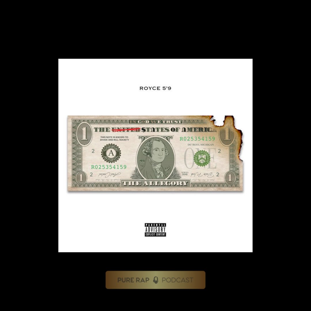 PureRapNetwork's tweet photo. On this day in 2020, @Royceda59 released his eighth studio album: The Allegory. 

Name your favorite tracks! 🎧💿

#HipHop #HHT #RoyceDa59 #TheAllegory #OnThisDay https://t.co/XCWzfr7Jle