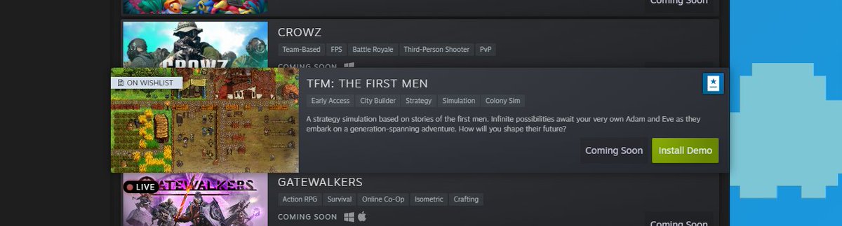 veys_el_kara's tweet photo. Big day for us, TFM Demo is live and playable. It is the first time we release our game even if it is a limited demo version. You can search TFM on steam or click the link, also wishlist ;D
https://t.co/Hx9W6pBwJY
Also, I will be happy if you can RT.
#indiedev  #gamedev https://t.co/Esz7k807Oq