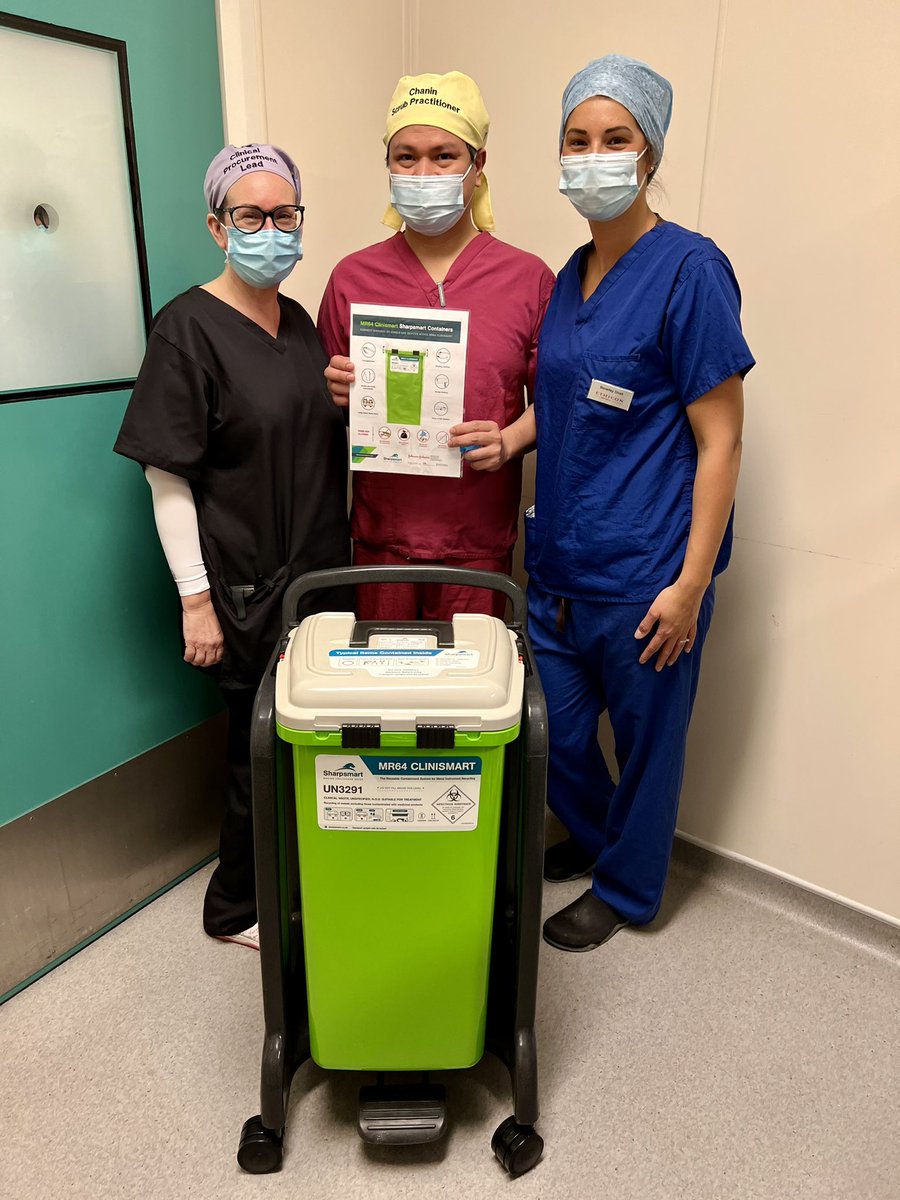 drmayflower's tweet photo. So excited that UHCW Theatres have partnered up with J&amp;J and Sharp Smart to pilot a new sustainability scheme - recycling metal found within medical devices! @UHCW_THEATRES @JNJNews @SharpsmartUK @GreenerNHS  #sustainability #UHCWSavingTurtles @andyniall @GainWm https://t.co/149eSKrfzz