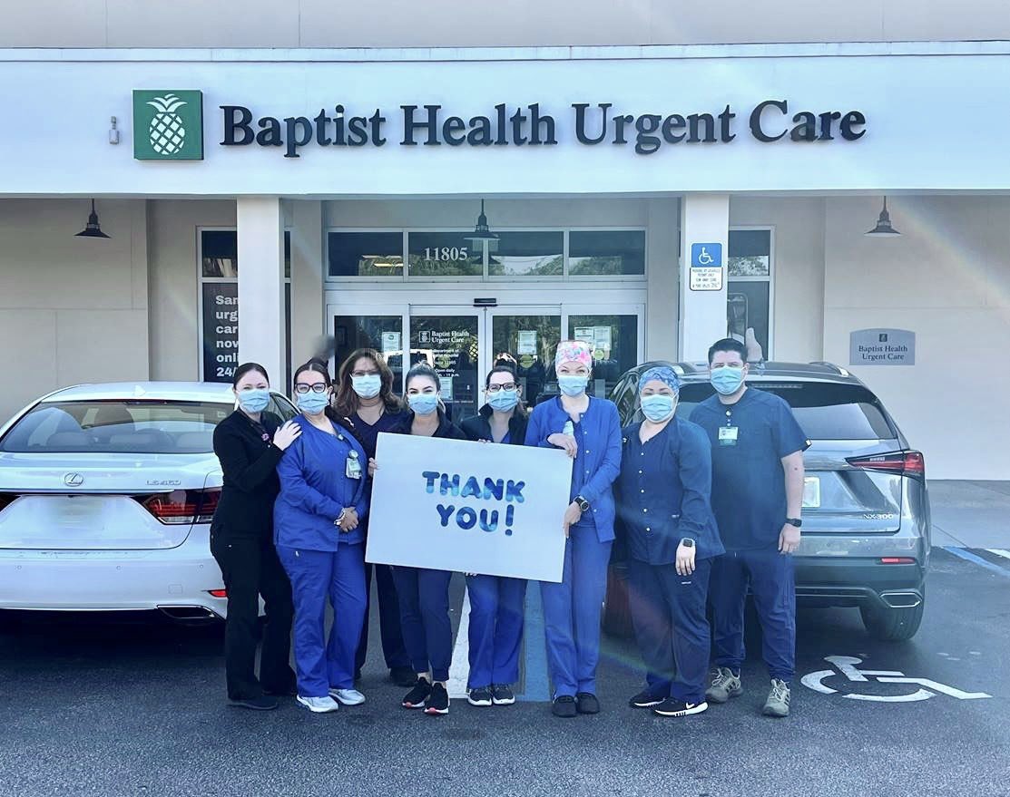 CGArtsFestival's tweet photo. Thank you @BaptistHealthsf for being a great partner to #CGAF22. We also want to give a special thank you to the #healthcareheroes for their kindness and patience as they continue to be there for all of us in this #COVID-19 #pandemic. Hours and locations: https://t.co/IuepcAjeQM https://t.co/NqGpq75UtG