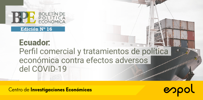 CIEC_ESPOL's tweet photo. En el #artículorecomendado de la semana Cristina Yoong, profesora de @FCSHEspol, expone algunos shocks por la pandemia COVID-19 que podrían cambiar los patrones del comercio global, también analiza el perfil comercial de Ecuador desde el 2017.

Descárgalo👉https://t.co/qLdaH9wMXB https://t.co/LwAQ3oOSn3