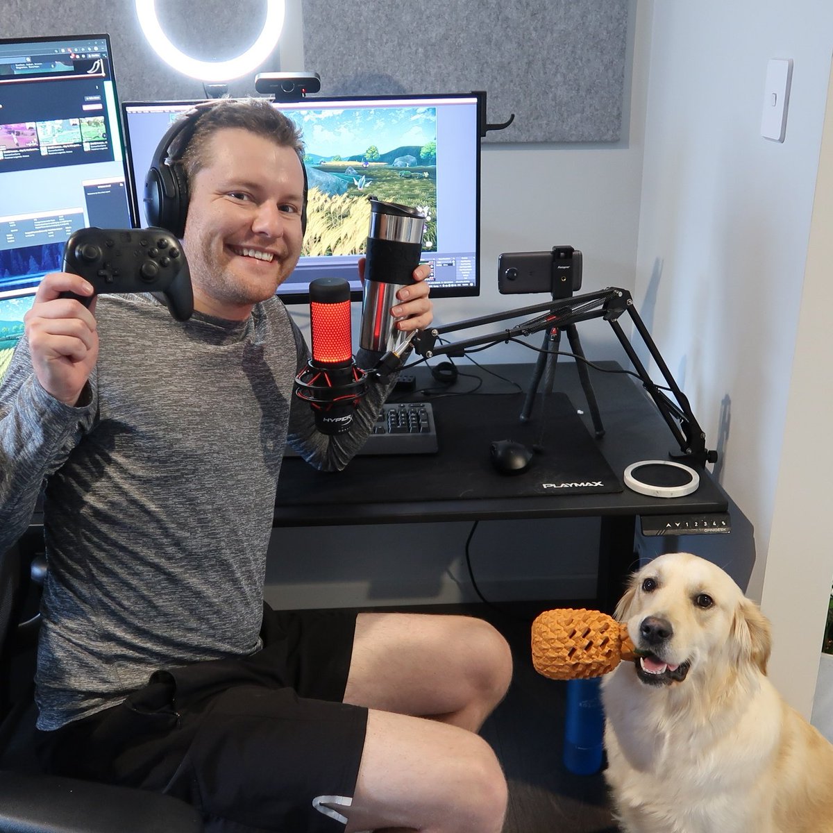 ConnorConCarne_'s tweet photo. #NewProfilePic join me for inside scoop of your average engineer trying to make it on twitch gaming :) #twitch #gaming #puppy https://t.co/o5Xmud8Wzc