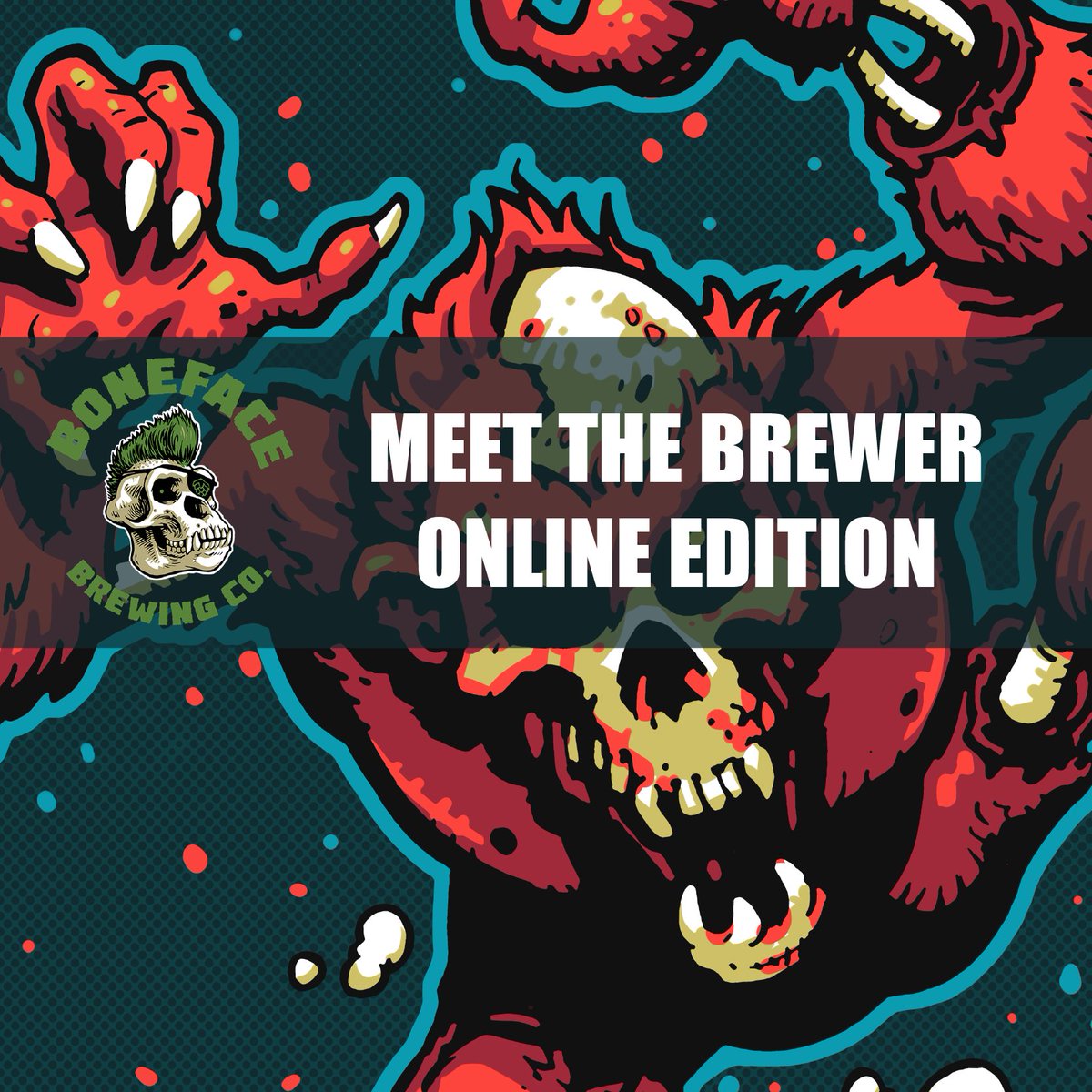 TOMORROW AT 7.30 PM - ONLINE UK TIME

<a href="/BonefaceBrewer/">Boneface Brewing Co.</a> Meet The Brewer - Online Edition
Join <a href="/BeerKel/">Kelly Ryan</a> while he talks us through their incredible beers 
It's free to join, so jump on - get the goss - then grab the beers to enjoy when you're ready!
fb.me/e/55HAuhExE

💀🍻