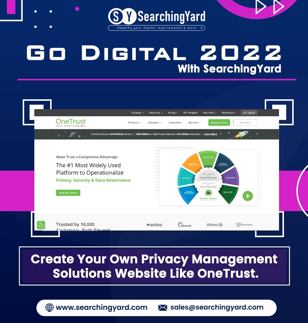 YardSearching's tweet image. If you want to create your own privacy management solutions website like OneTrust then we are always here to help you with the best software solution.

𝐌𝐚𝐢𝐥: sales@searchingyard.com⁣⁣
𝗪𝐞𝐛𝐬𝐢𝐭𝐞: searchingyard.com
⁣⁣
#website #developmentwebsite