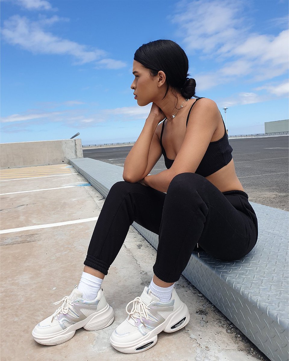 Planet54com's tweet photo. Bold callout TomTom, toned, textured details with metallics are a whole mood 🤩
 
#tomtomgetsme #sneakers #platforms #drip #style #kicks #metallics #planet54 #bagit #textures https://t.co/DbZcOdLr7Z