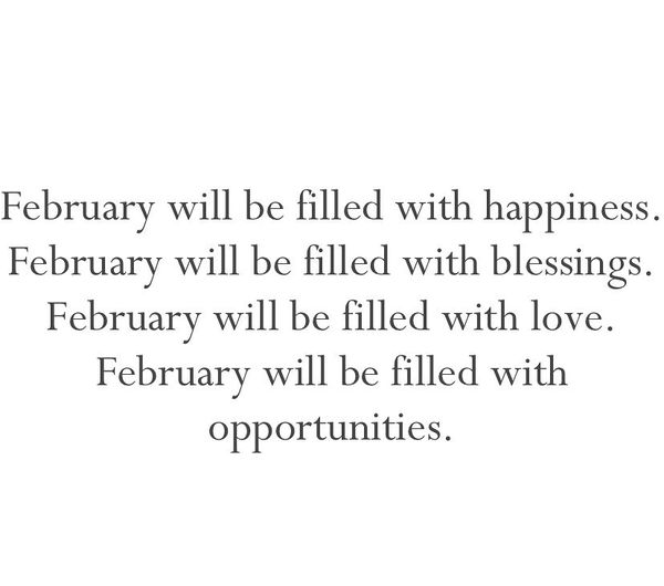 Feb affirmations ❤