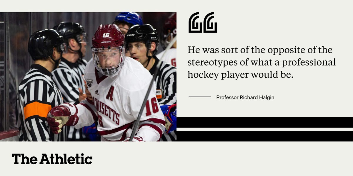 Peter_Baugh's tweet photo. Cale Makar (@Cmakar8) calls UMass a stepping stone he'll never forget. So what made that period of his life so impactful?

Well, there was stir fry, rap performances, a short-lived band and lots of psychology books. Let's take a look back:
https://t.co/OuJwj4HAMy https://t.co/aAjytZrQZN