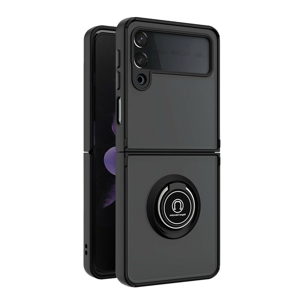 KIKOWireless's tweet photo. Full Body Protection Armor Hybrid 360 Ring Stand Protection Case for Samsung Galaxy Z Flip 3 5G available in Black and Red Colors https://t.co/P7qLke12o9