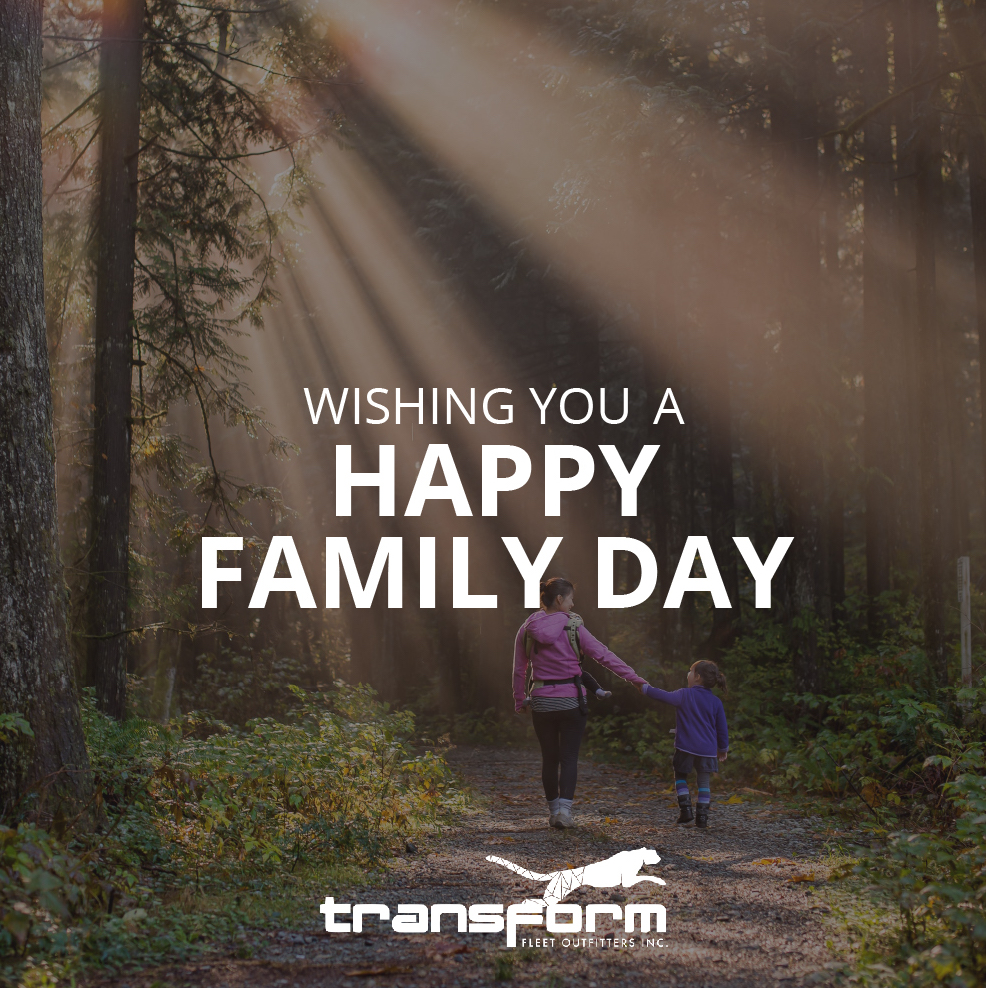 transformfleet's tweet image. Happy Family Day! We want to wish everyone a happy Family Day - from our family at Transform.

❗Head's up: Transform is closed today ❗

#TransformFleet #TransformYourFleet #FamilyDay