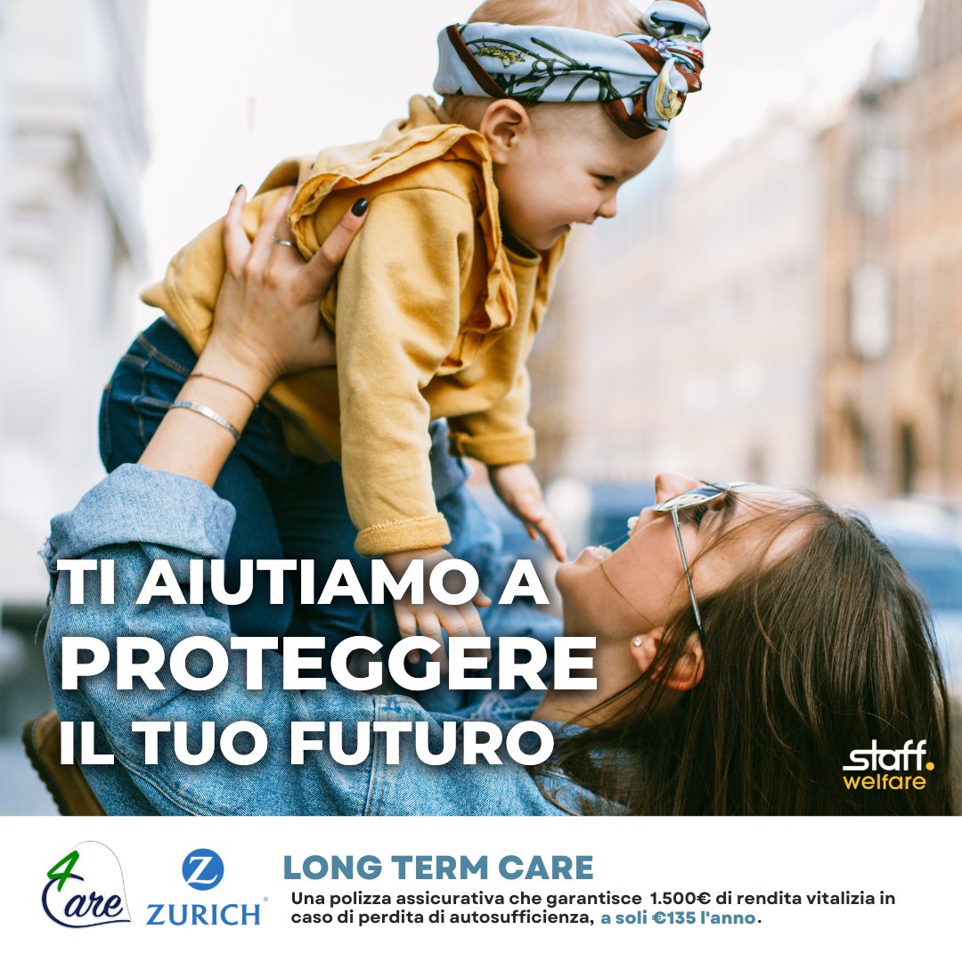 Una polizza pensata appositamente per proteggere il futuro dei #lavoratori e delle loro #famiglie, una copertura assicurativa Long Term Care che garantisce una rendita vitalizia in caso di perdita di autosufficienza.