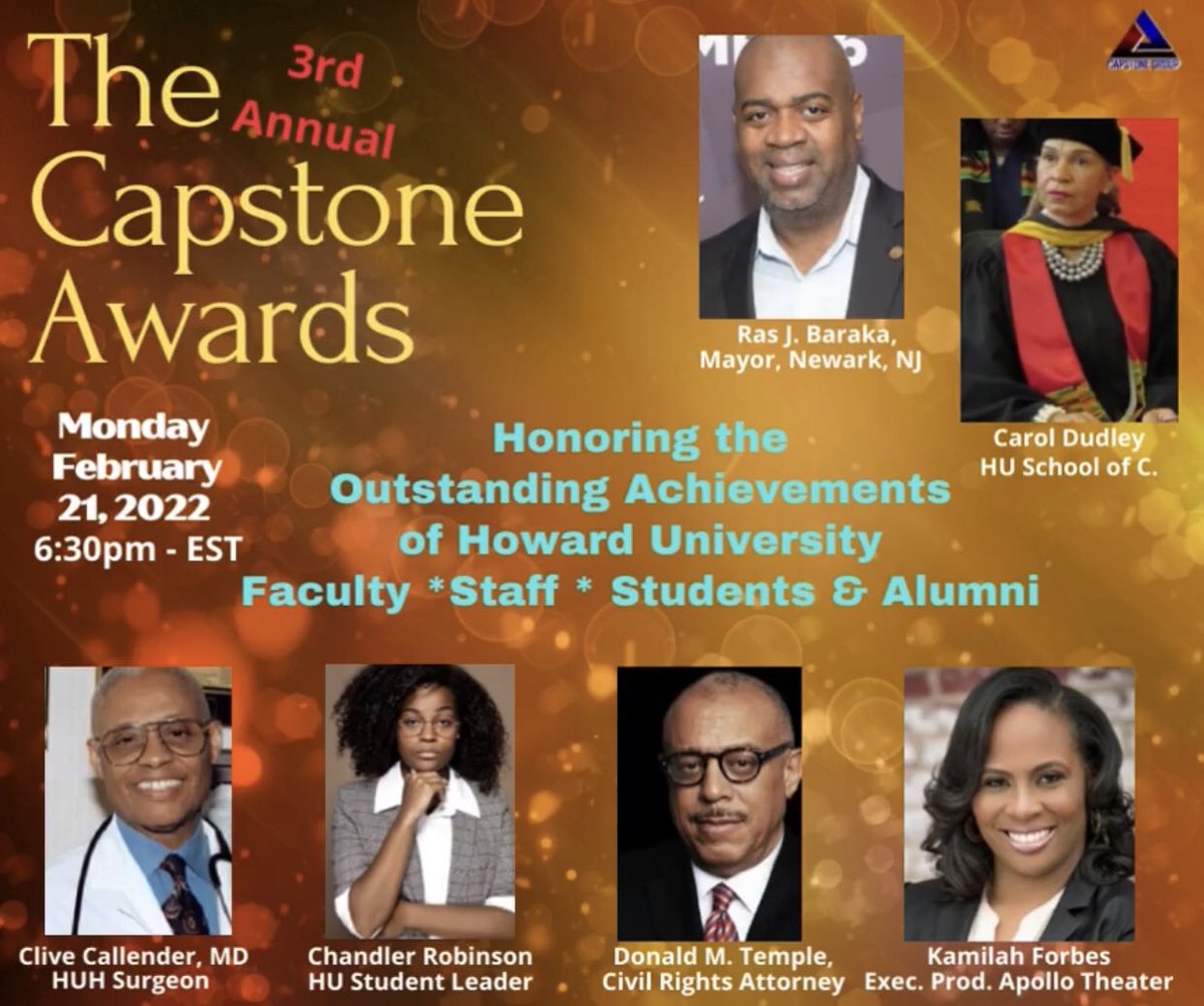 HUCapstoneGroup's tweet photo. Register HERE: https://t.co/88zJYeynfa #howarduniversity #howardu #howardhomecoming #howardalumni #howarduniversityhomecoming https://t.co/RAtq3wvclm