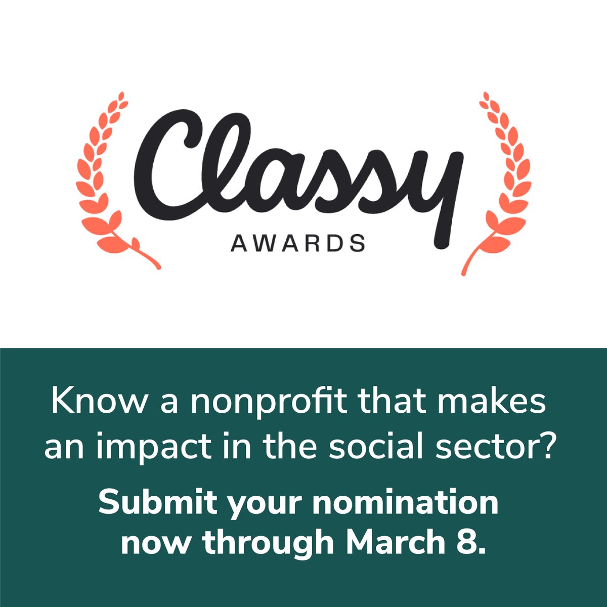CharityNav's tweet image. We're honored our CEO and President Michael Thatcher will once again participate in the annual #ClassyAwards judging panel. Help us recognize #nonprofits that are making an impact in the social sector—submit your nomination now through March 8: cnvgt.org/ca22.