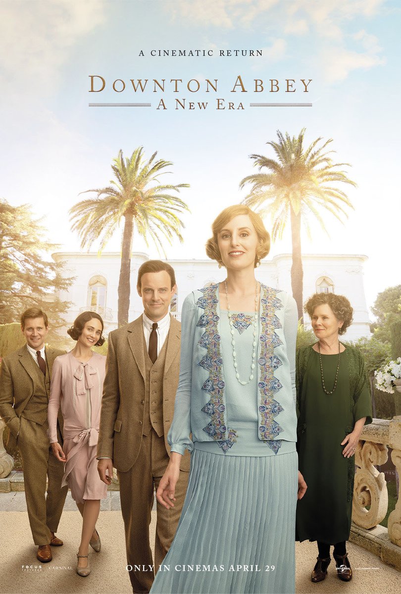 universaluk's tweet photo. Time for a change of scene. #DowntonAbbey: A New Era - Only in cinemas April 29. https://t.co/yUlB4nraO6