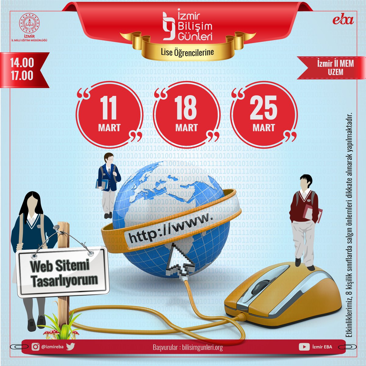 İzmir EBA (@izmireba) on Twitter photo .<a href="/izmireba/">İzmir EBA</a> İzmir Bilişim Günleri Lise Buluşmaları kapsamında WordPress ile web tasarımına yönelik plânladığımız "Web Sitemi Tasarlıyorum" atölyeleri için başvurular başladı.📢🎯
Başvuru adres👉bilisimgunleri.org
<a href="/tcmeb/">Millî Eğitim Bakanlığı</a> <a href="/egitimbilisim/">EBA</a> <a href="/MucahitYentur/">Murat Mücahit Yentür</a> <a href="/izmir_ilmem/">İzmir İl Milli Eğitim Müdürlüğü</a> .<a href="/izmireba/">İzmir EBA</a> İzmir Bilişim Günleri Lise Buluşmaları kapsamında WordPress ile web tasarımına yönelik plânladığımız "Web Sitemi Tasarlıyorum" atölyeleri için başvurular başladı.📢🎯
Başvuru adres👉bilisimgunleri.org
<a href="/tcmeb/">Millî Eğitim Bakanlığı</a> <a href="/egitimbilisim/">EBA</a> <a href="/MucahitYentur/">Murat Mücahit Yentür</a> <a href="/izmir_ilmem/">İzmir İl Milli Eğitim Müdürlüğü</a>