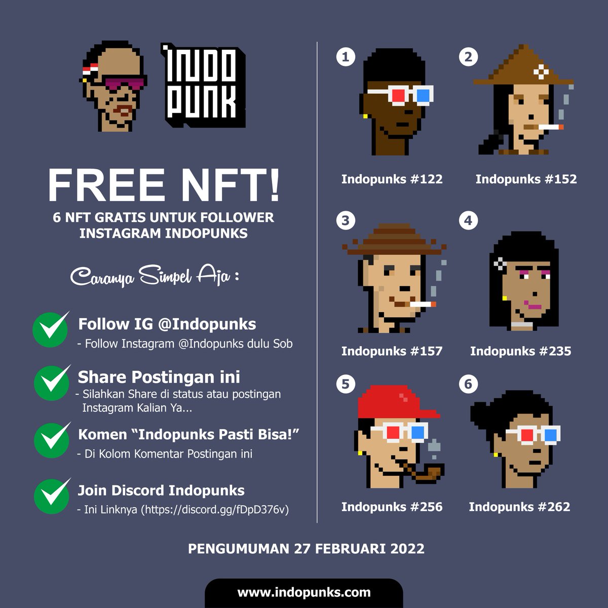 NFT Indopunks™ tweet media