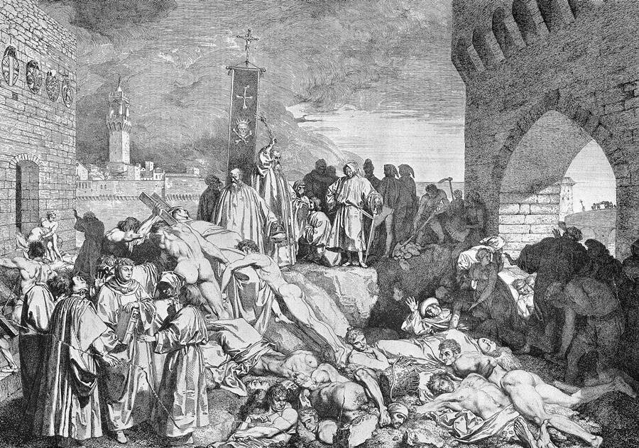 bwiedwards's tweet photo. This podcast episode examines the claim that the Black Death entered Europe in the 14th century, via catapult at the siege of Caffa - JICYMI https://t.co/CDTCXWoMMK https://t.co/ijLedLjO1J
