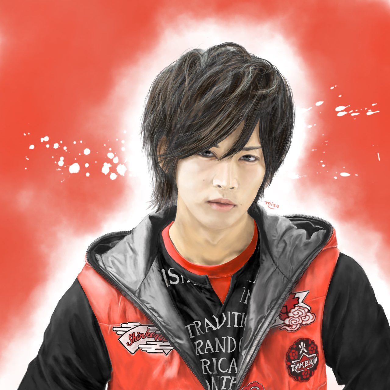 Miso ようやく完成したーーー いざ参る ここがはじまり 1週間も遅くなってしまいましたが 殿 13周年おめでとうございます 侍戦隊シンケンジャー シンケンレッド 志葉丈瑠 松坂桃李 模写 T Co Nv14ilaheg Twitter