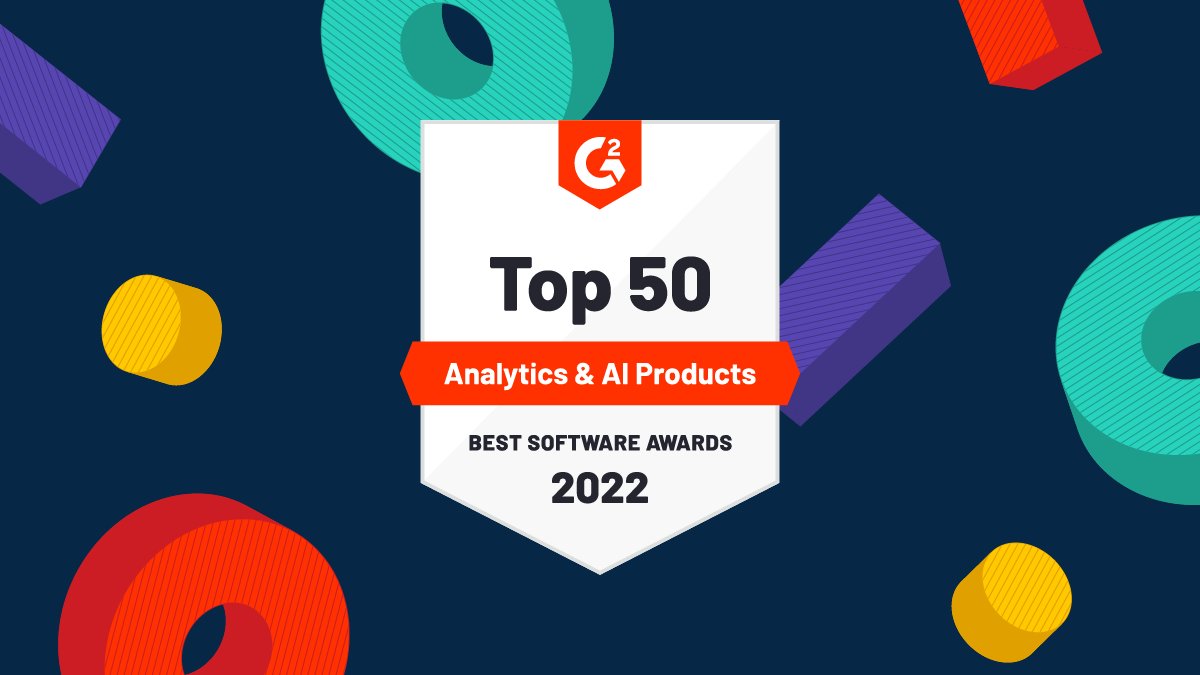 Qlik Sense does it again 👏 

We're excited to be named #1 on <a href="/G2dotcom/">G2</a> Analytics &amp; AI Products Award list! bit.ly/3oEhmof