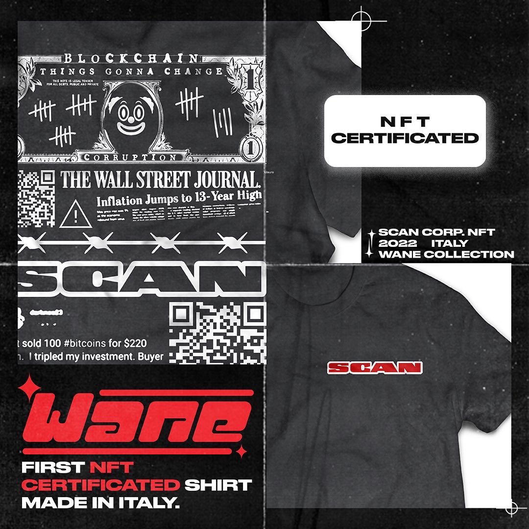ScanStreetwear's tweet photo. 🚨FIRST NFT CERTIFICATED SHIRT🚨
->GET YOUR TICKET TO ACCESS THE WHITELIST AND MINT THIS SHIRT🚀📈🇮🇹

-100% Cotton
-Velcro Logo
-Secret QR Codes
-Made in Italy

#NFTCommunity #NFT #streetwear #clothingbrand #nftstreetwear #nftart https://t.co/TIS0Hq1YIT