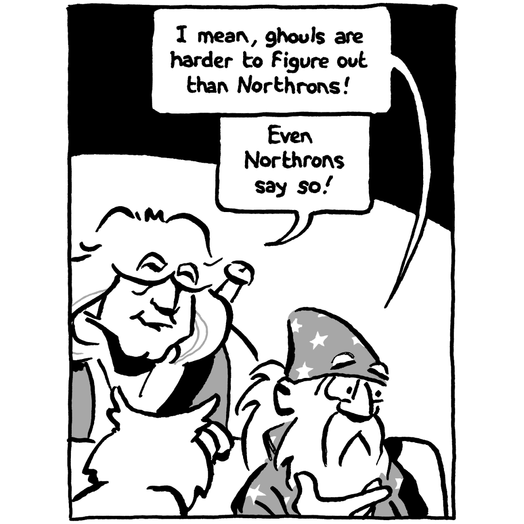 johncomic's tweet photo. new episode of "Not That Magic: Tales of Vernor Magus" (the Wizard of More Or Less) #comics #comicstrip #NotThatMagic #VernorMagus #RussTheBarbarian https://t.co/Noi1gCcK7J