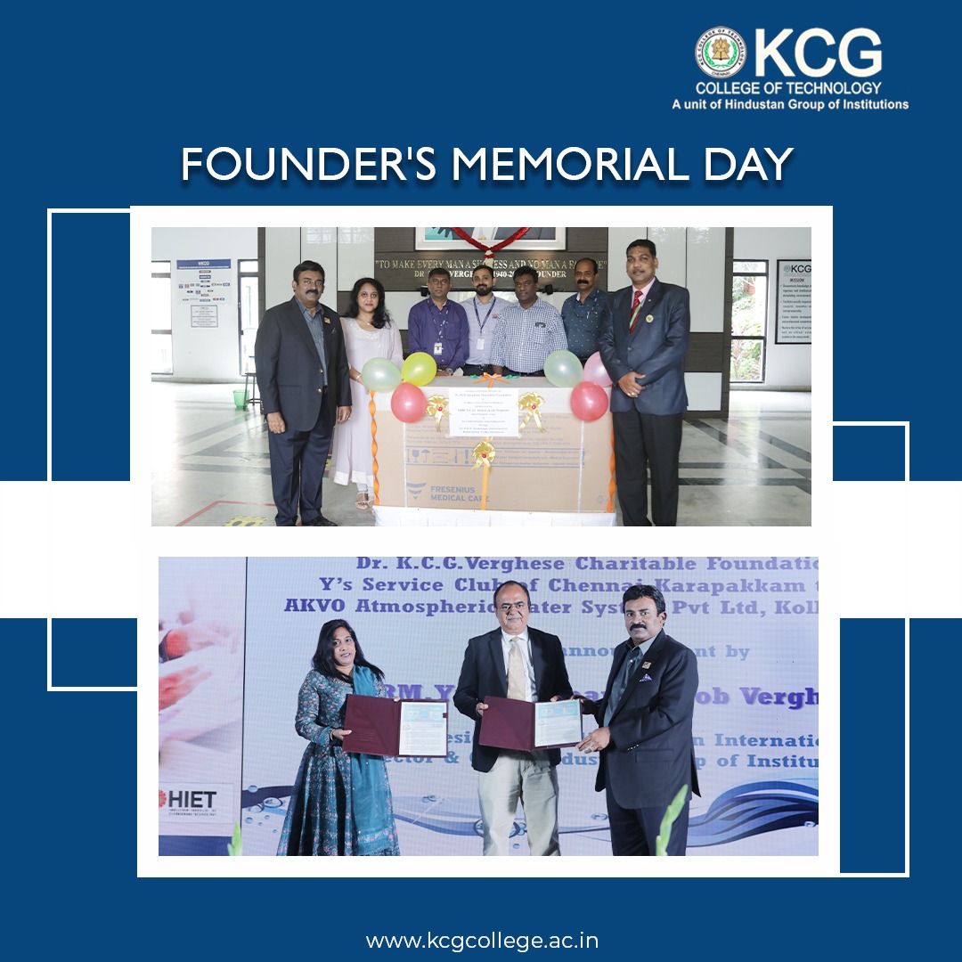 KCGSH2's tweet photo. Management,faculty &amp; students paid homage to Dr.K.C.G.Verghese by remembering his extraordinary life &amp; pioneering work in the advancement of technical education in India. This solemn event was marked by meaningful contributions to various charitable organizations.
@KCGtechnology https://t.co/ACZtD0jb23