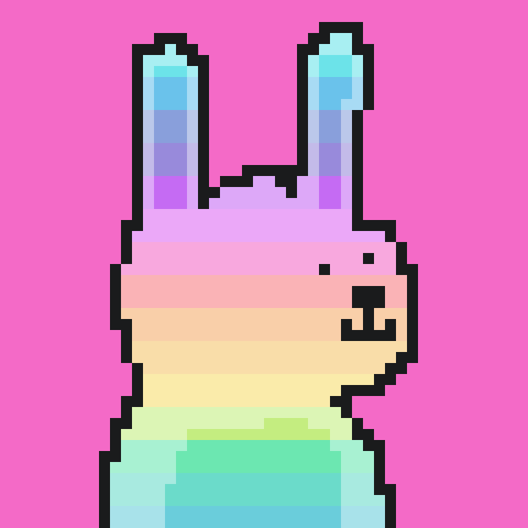 mega_racks's tweet photo. It's the most expensive pastel-colored rabbit pixel painting in the world. This product is very beautiful, has only one in the world, and is the most expensive NFT in the world!
Hurry up and buy it and make the world's most expensive NFT yours!
This is a new challenge! https://t.co/WjbdZz6TQc