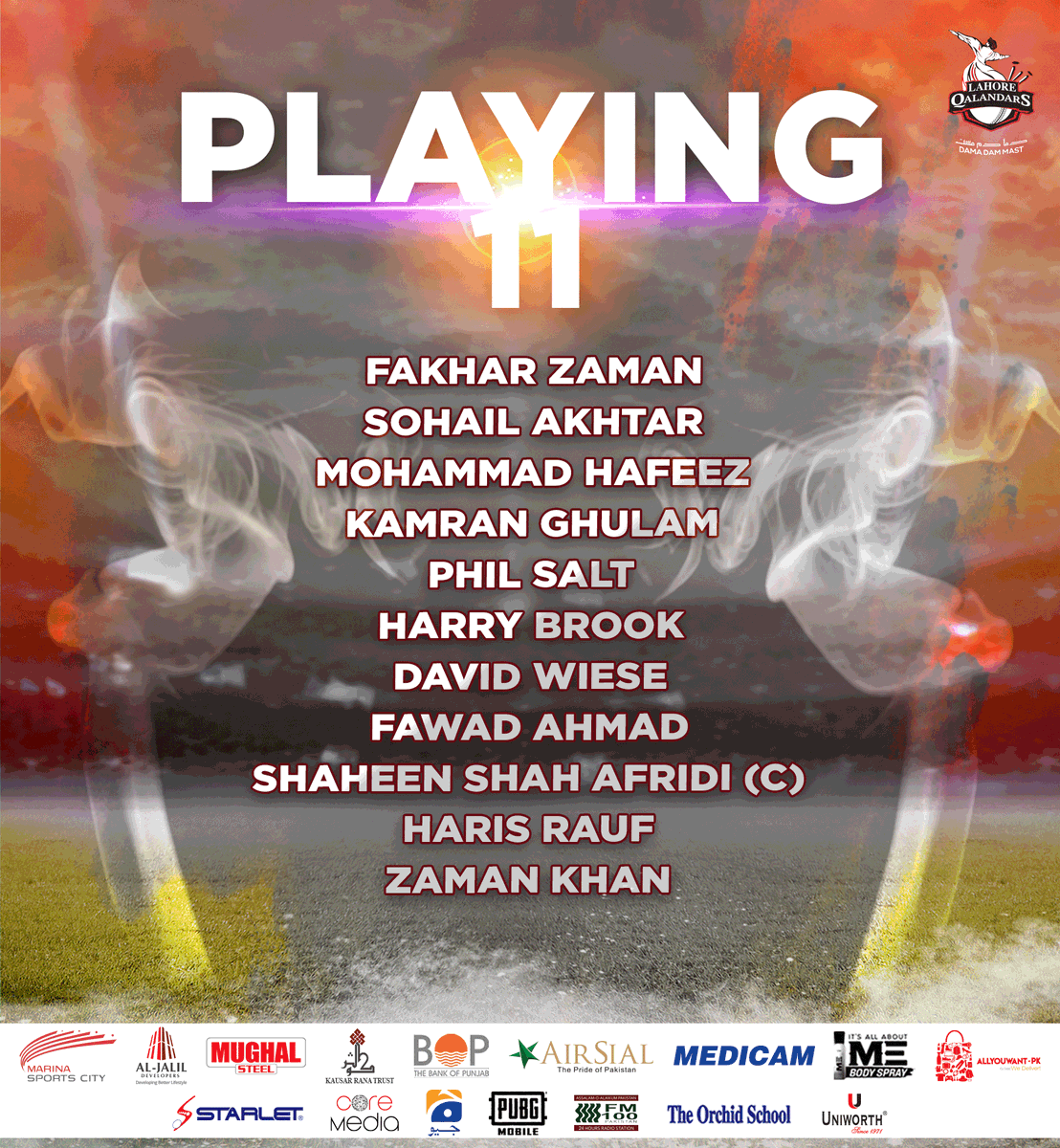 lahoreqalandars's tweet photo. #DamaDamMast #MainHoonQalandar #DilSe #QHPC #HBLPSL7 #LevelH #LQvPZ https://t.co/X83Kcs8ae2