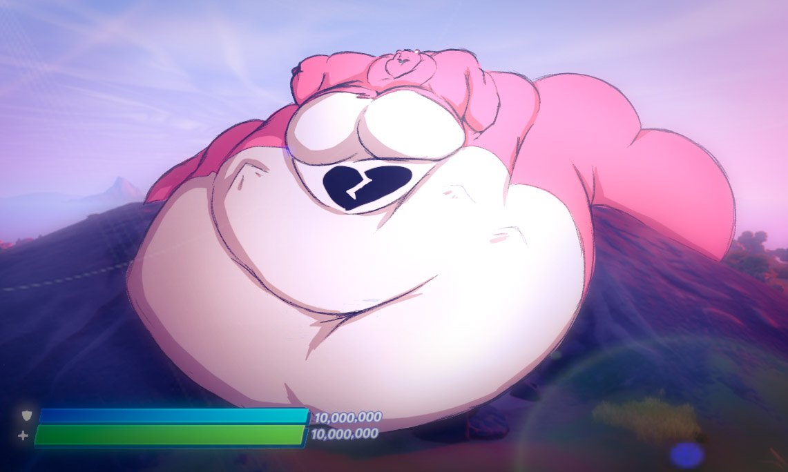 ChubChubbyArt's tweet photo. ((COMM)) Part 2/2 Fortnite bear girl blob :3 https://t.co/1eMKn9vNir