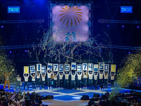 penn_state's tweet photo. ICYMI -- @THON raised a record-setting $13.7M in its 50th year! #WeAre #PennState

https://t.co/ey0SEzNxkY https://t.co/oQkjZBPfwb
