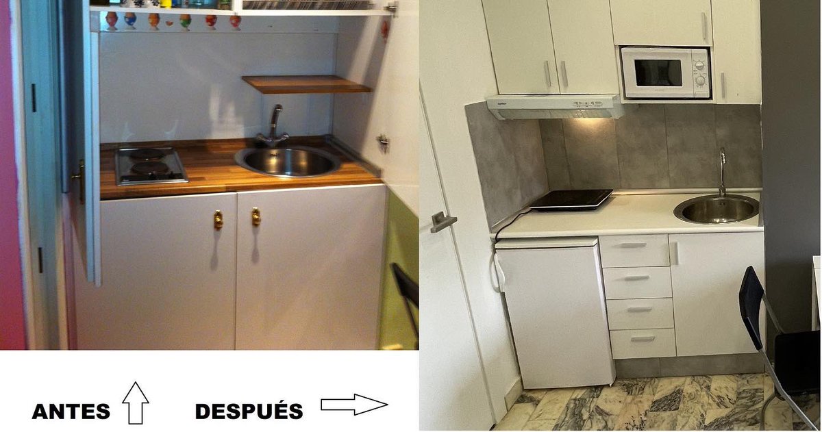 gitecom's tweet image. Las REFORMAS dan valor a inmuebles, pero consumen recursos “tiempo” y “económicos” que a veces las hacen inviables, como alternativa tenemos ACTUALIZACIONES.
 
Actualizamos un estudio con un presupuesto muy aquilatado en tiempo exprés.