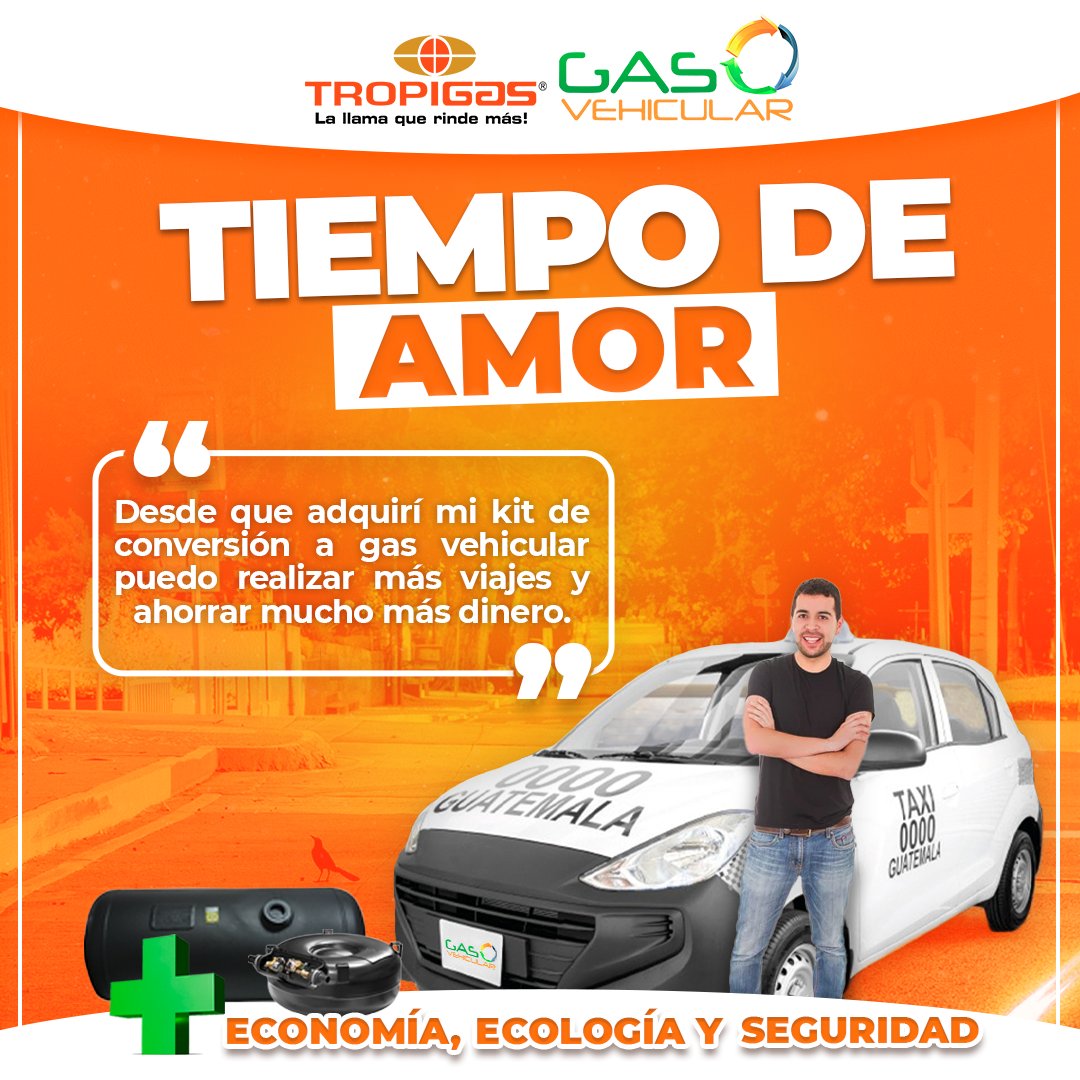 tropigas1765's tweet photo. Nos gusta ver sonreír cada día a nuestros clientes.🧡💪

Adquiere tu sistema de GLP🚗llámanos al 1765☎️ y solicita tu conversión a Gas LP, un combustible verde que beneficia a tu economía.💵

#Tropigaslallamaquerindemás
#Tropigas1765
#TropigasGT
#GasVehicular https://t.co/huP5t5pEXF
