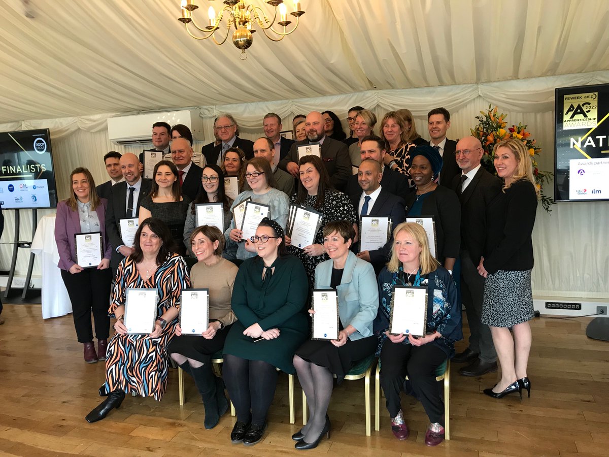 FEWeek's tweet image. National finalists of the AAC Apprenticeship Awards @FEWeek @AELPUK