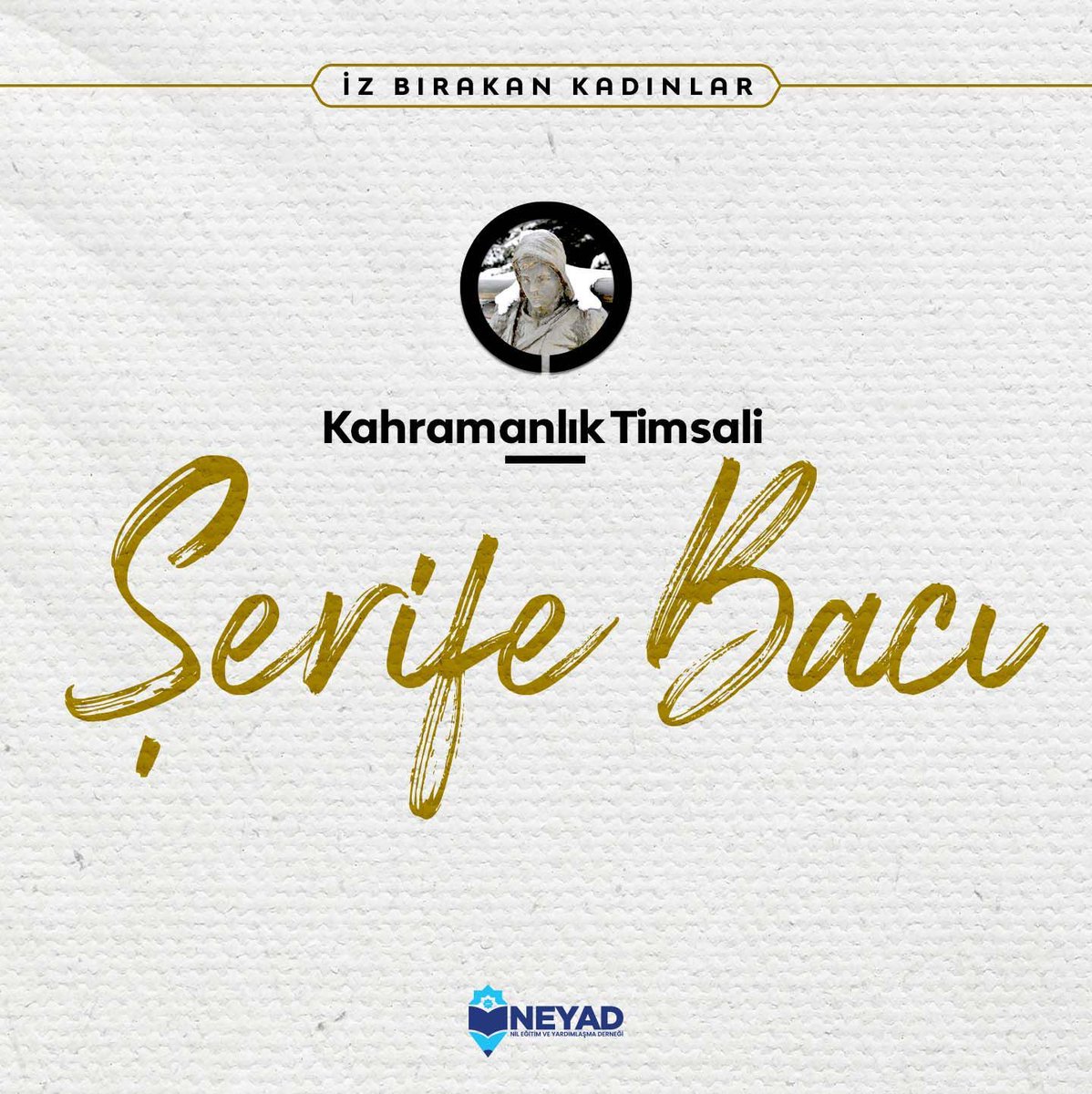 NeyadVakfi's tweet photo. Bu hafta ülkemizin Kurtuluş Savaşı kahramanlarından olan Şerife Bacı’dan ilham aldık. 🤗💪🏻🖤

#neyad #kurtuluşsavaşı #şerifebacı https://t.co/Zki0MRwsUW