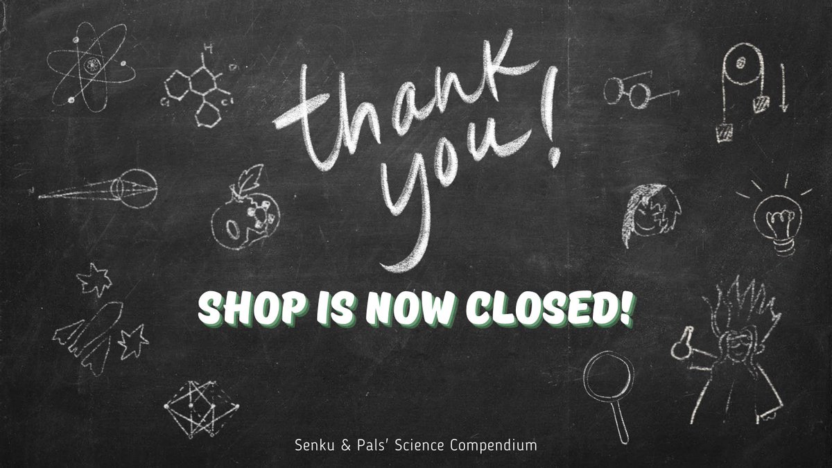 Thank you all for your support! 

Our store is now closed🎉
All orders have been shipped and PDFs will be sent out!