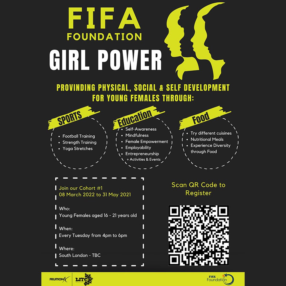 LionHeartLITC's tweet photo. GirlPower is back to fight for the future of social equality for young people! GirlPower is a program that provides girls aged 16-21 skills and opportunities through Football and workshops to equip them for adulthood! 

https://t.co/1zymoNvDba

#girlpower #lambeth #girlsinsport https://t.co/XuwVh4Z1vl