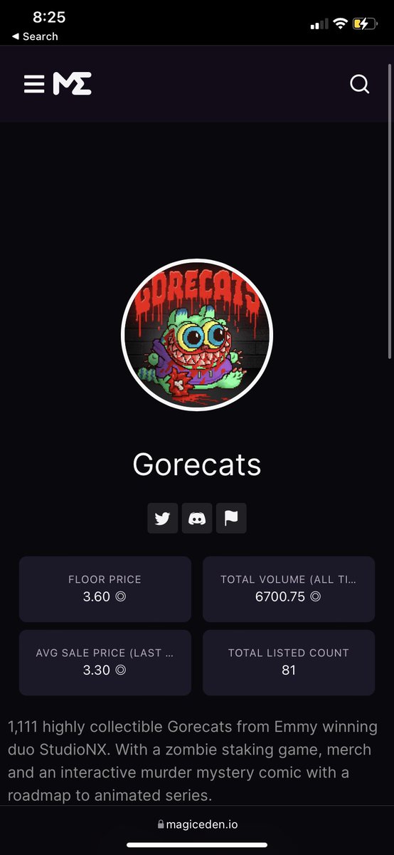 serMaxwell's tweet photo. Get in before you miss this boat. This team is constantly shipping. I’ll say it again, Emmy winning. Doxxed. Animation. @GORECATS https://t.co/vGqso7g41P