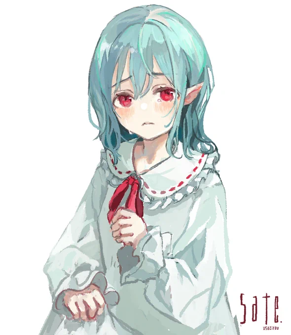 「....行かないで」
#東方Project  #レミリア・スカーレット 
#東方イラスト 