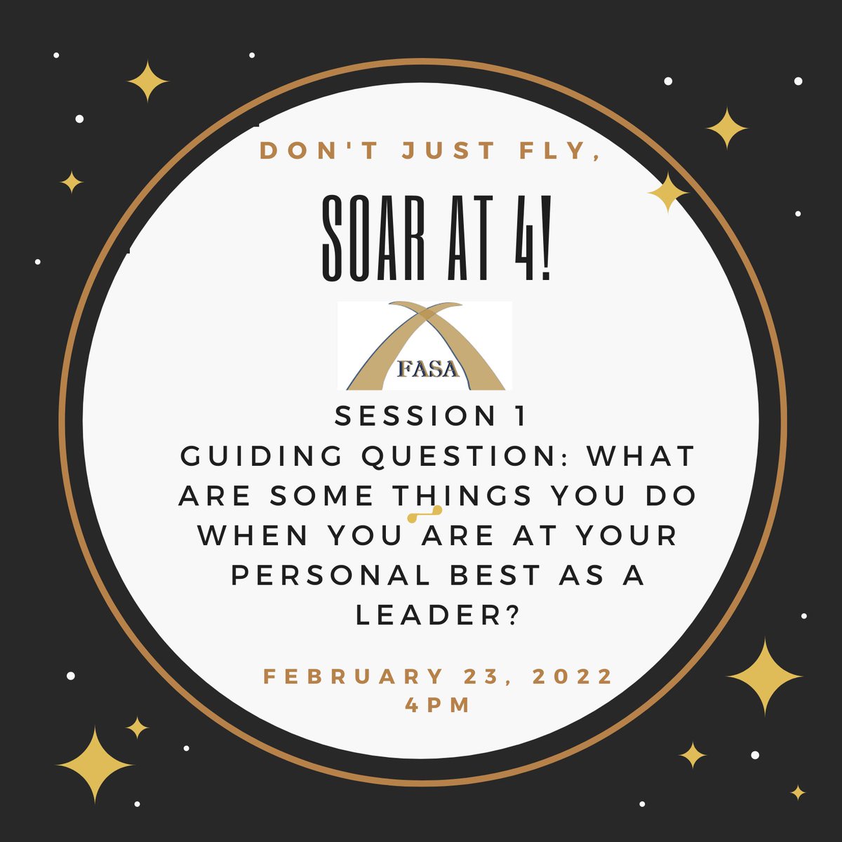 Calling all FASA <a href="/schoolleadersFL/">FASA</a> APs!  Don't miss out on the FIRST Community of Practice just for you!  We will co-construct content based on YOUR collective needs. Register today!  tinyurl.com/mr2hbtzz
Week 1 Challenge: Bring a friend and earn a chance for some FASA Swag!