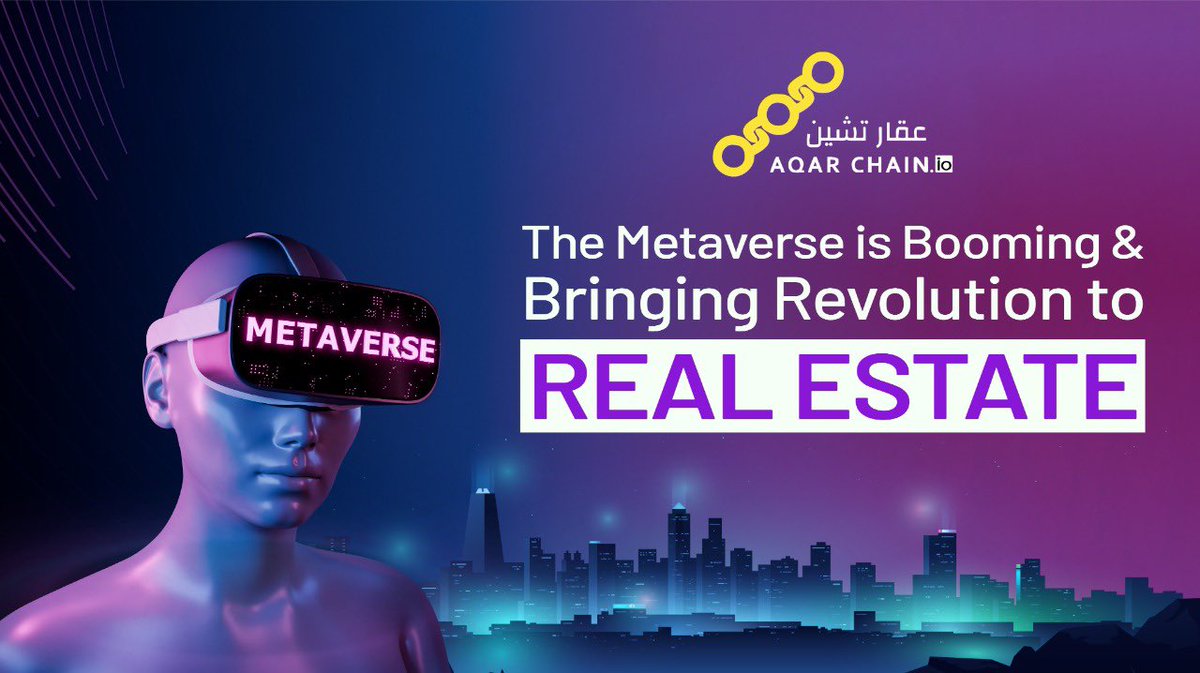 aqarchain_io's tweet photo. The Metaverse is booming, bringing revolution to real estate. 🏠

Blockchain metaverse ecosystems gain traction as brands create digital experiences 🔗

Read the full article 👉 
https://t.co/xlh1RVidP0

#blockchain #Metaverse https://t.co/lwb4EPQDTG