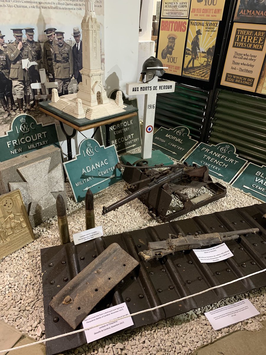 StricklandTom's tweet photo. Helping to set up a new exhibition space at Ocean Villas.  The Somme is well and truly open!  Easy to get across to France now. #WW1 #Somme @SabrestormBooks @WiltSoldiers https://t.co/v6amx2t6eI