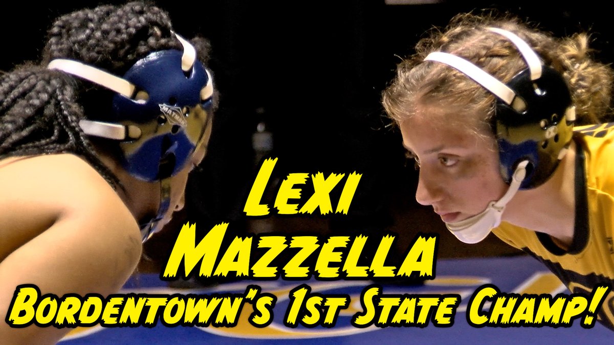 Meet Bordentown's first champion...Lexi Mazzella! A loss in the region semifinals proved to be the motivation in her run to make history for Bordentown.

Watch highlights + reaction from her match ⬇️

📽️: jerseysportszone.com/watch-jsz-girl…

<a href="/brhsathletics/">Bordentown Athletics</a> | <a href="/BRHSScotties/">BRHS</a> | <a href="/scottieswrestle/">Bordentown-Florence Wrestling</a>