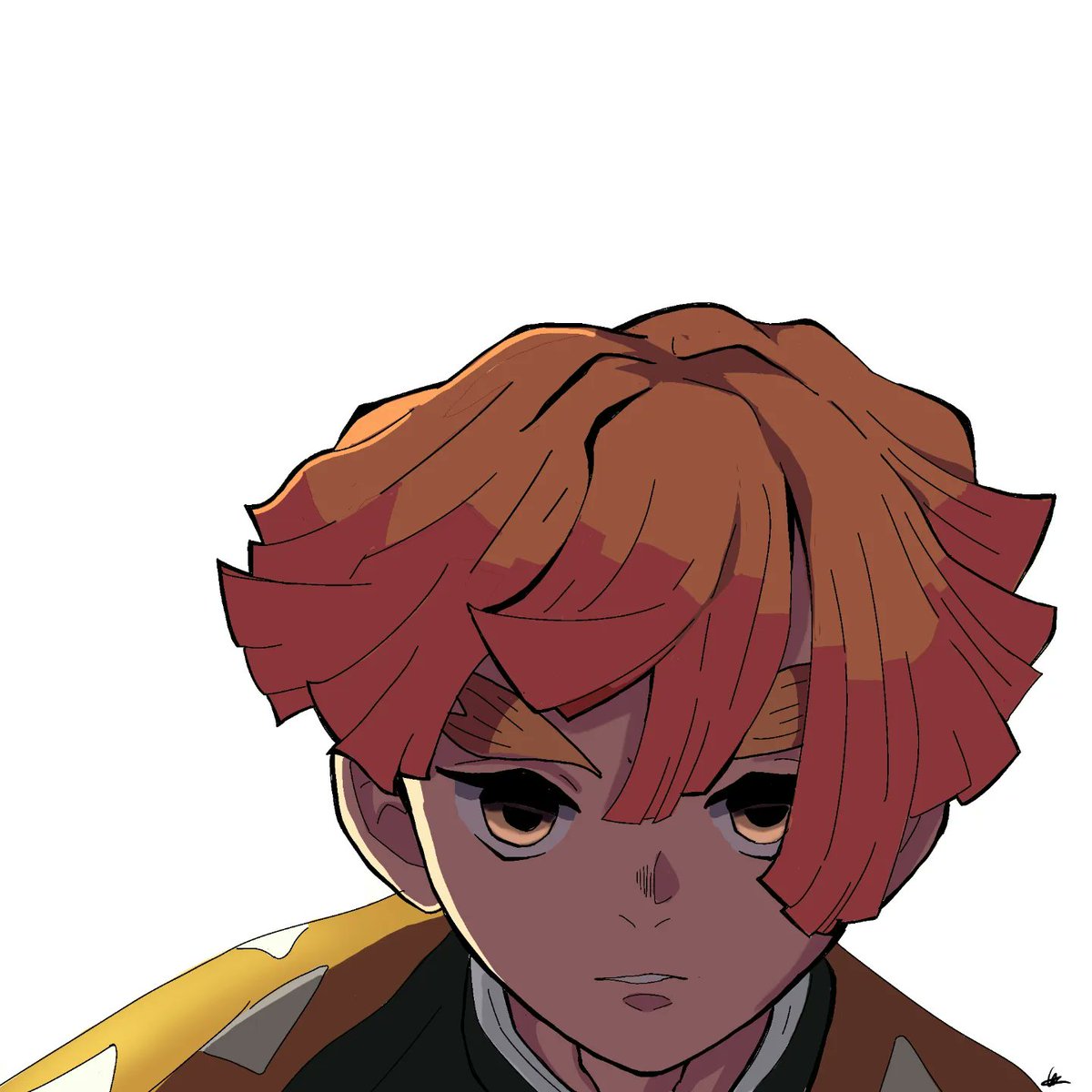 izz_gabriel's tweet photo. Trying to draw KNY style https://t.co/ASSRQPqtaB