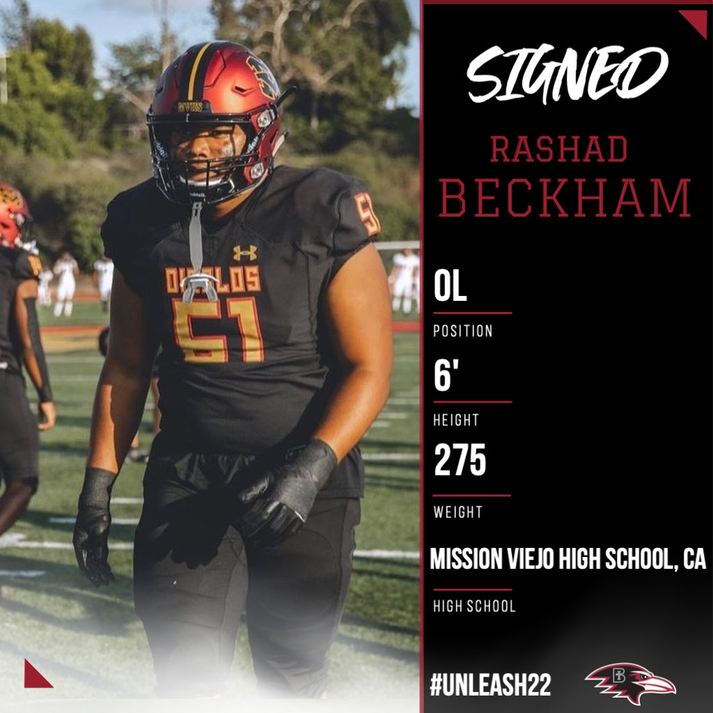 Welcome to the Raven Family, Rashad Beckham! (@rashad_beckham)
#Unleash22 #UnleashGreatness