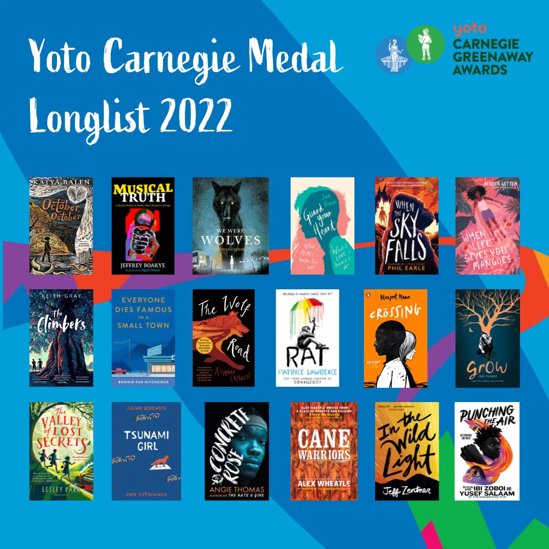 We're proud to be developing resources for the 2022 Yoto Carnegie Medal. You can view the longlist here. Which will make the shortlist? @CILIPCKG  #CKG22