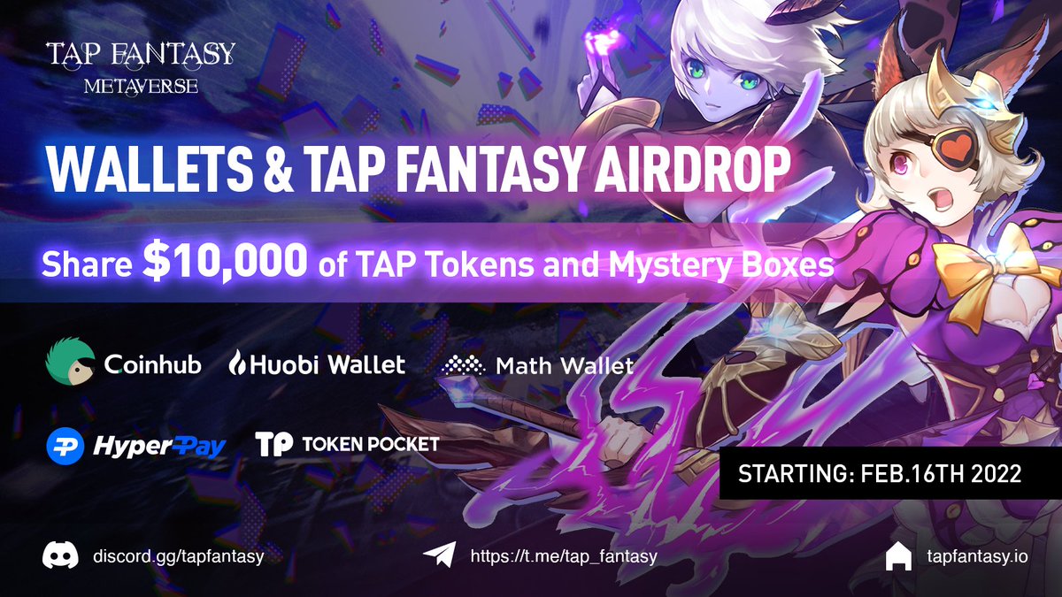 Tapfantasy2025's tweet photo. 🔥#AIRDROP CAMPAIGN is still running! 🔥 

🏆 Rewards 1: 100 MYSTERY BOXES (worth $50 each) &amp; $1,500 #TAP Tokens for top 100 winners

🏆 Rewards 2:  $3,500 TAP Tokens for 350 randomly selected participants

⏰Airdrop Ends: Feb.23rd 14:00 UTC

👇Join NOW:
https://t.co/QB1QsB38iG https://t.co/QmiMYW3Dwu