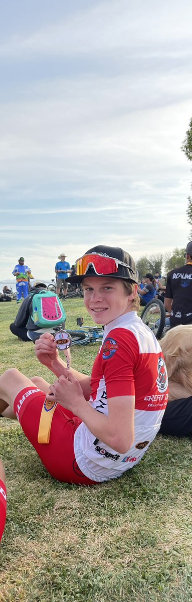 keeney50's tweet photo. A strong 3rd place finish for my son at the Beach to Boulders NICA race at Lake Perris…so proud of him! #SoCal2022 https://t.co/ZiS6yvEW8q