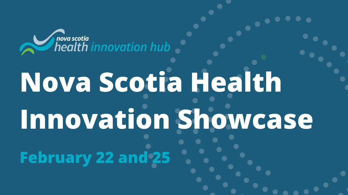 NSHealthHub's tweet photo. Our Health Innovation Showcase starts tomorrow. Join us to learn how Nova Scotia Health’s Innovation Hub is a catalyst that is fostering innovative mindsets and approaches to bring about positive system change. Register now: https://t.co/kk5B1xCl1p https://t.co/mACM876RX1