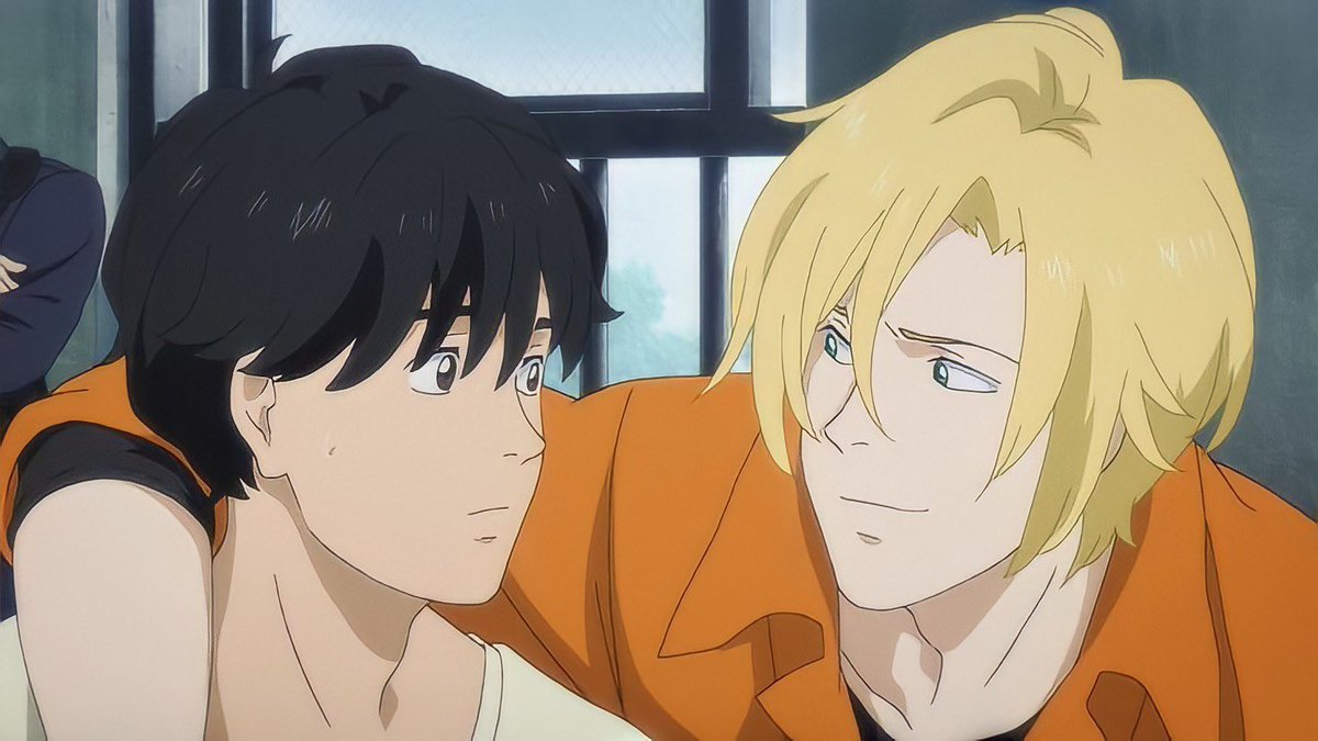 uma saudade chamada ash e eiji juntos em banana fish.