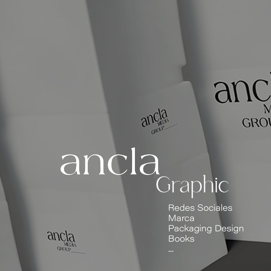 * ancla Graphic *

🖥 Redes Sociales
🪄 Marca
📦 Packaging Design
📒 Books

#ANCLAMediaGroup #graphic #packaging #socialmedia #brand #books #graphicdesign #packagingdesign #redessociales #instagram #marketing #comunicacion #agenciademarketing